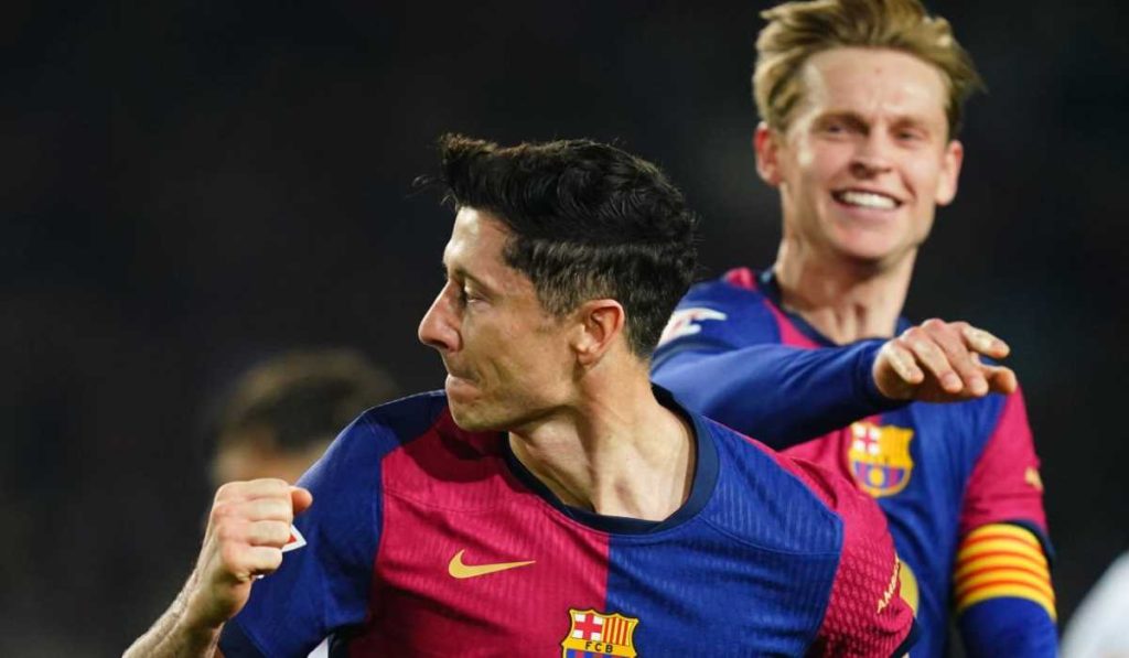 Lewandowski Selamatkan Barca dari Jebakan Rayo!