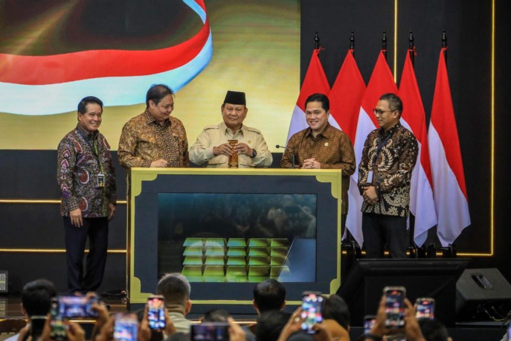 Prabowo Luncurkan Bank Emas: Ekonomi RI Melonjak Rp245 Triliun?