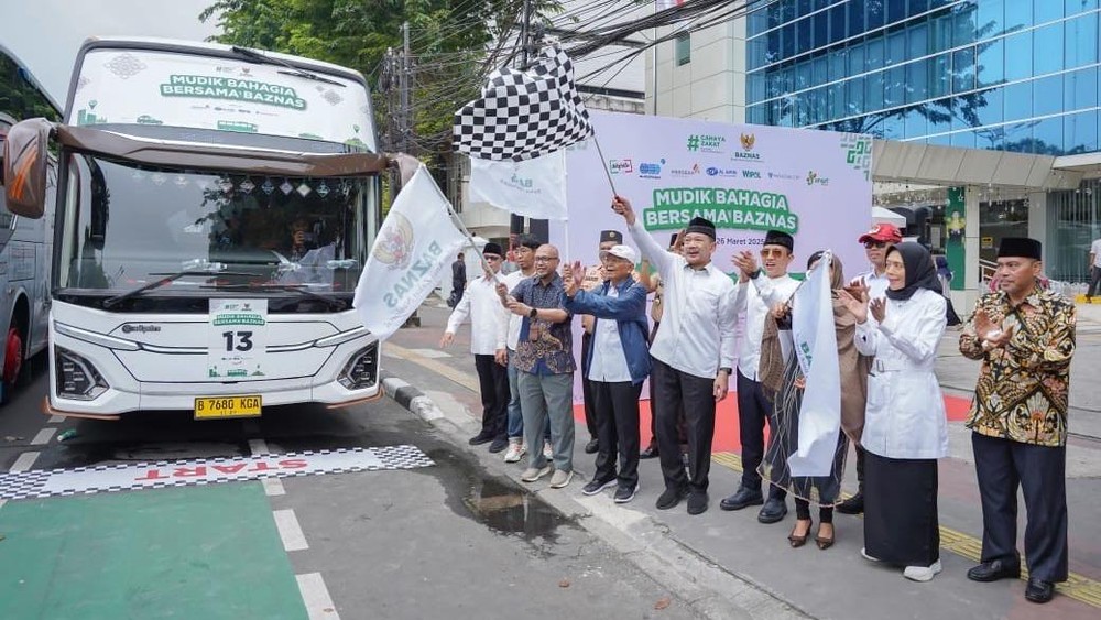 850 Orang Mudik Gratis! Baznas Tebar Kebahagiaan Lebaran