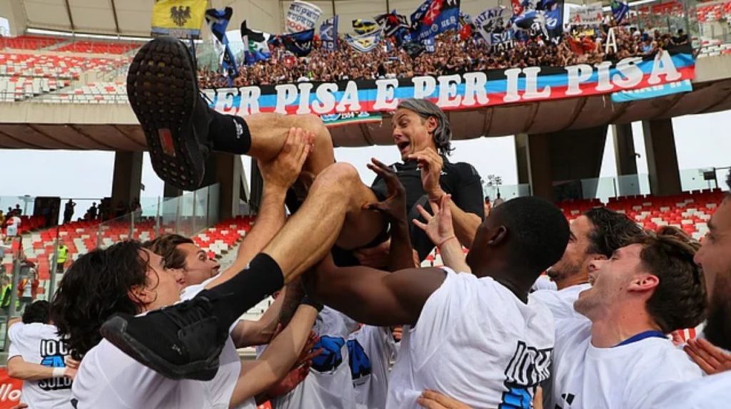 Inzaghi Sukses! Pisa Kembali ke Serie A!