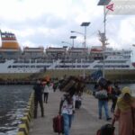 Kebakaran Hebat! Kapal PELNI Terbakar di Tanjung Priok